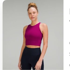 lululemon Align High-Neck Tank Color Magenta Purple Top Size 10